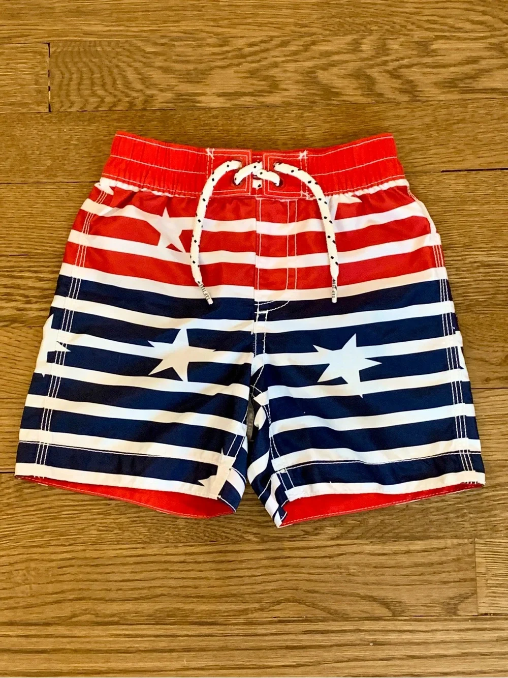 Baby Gap Boys Size 2T Bundle Swim Trunks & Short Sleeve T-Shirts Patriotic USA